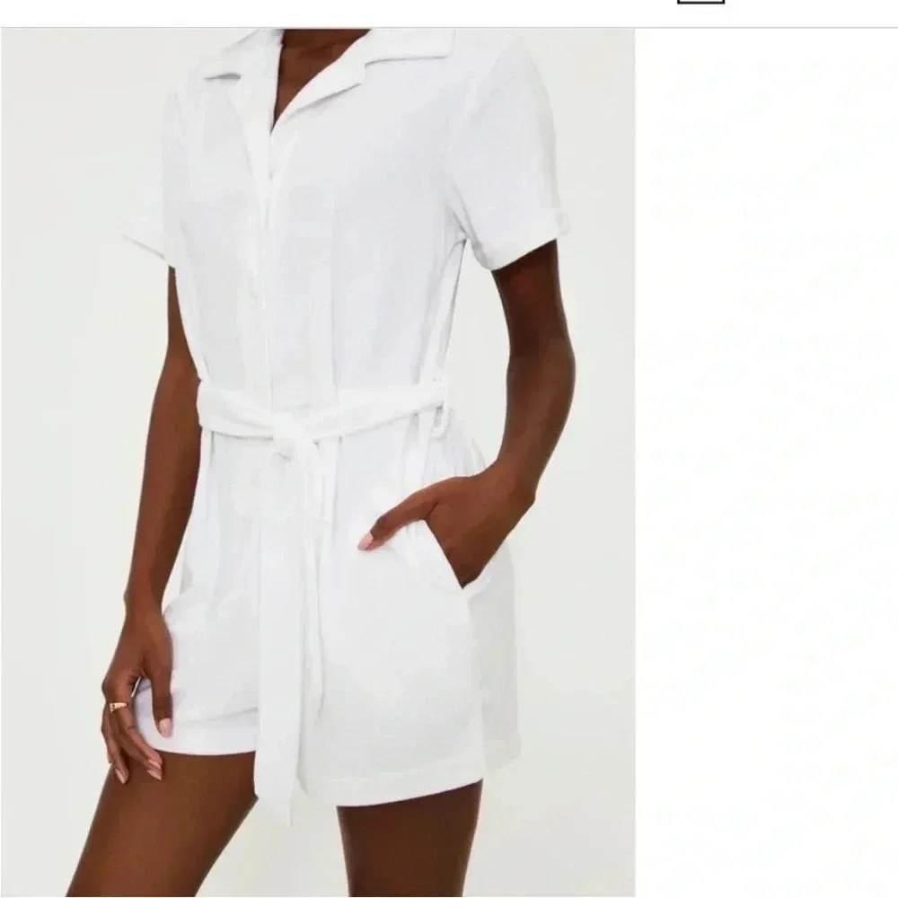 Beach Riot Gia Romper Coverup